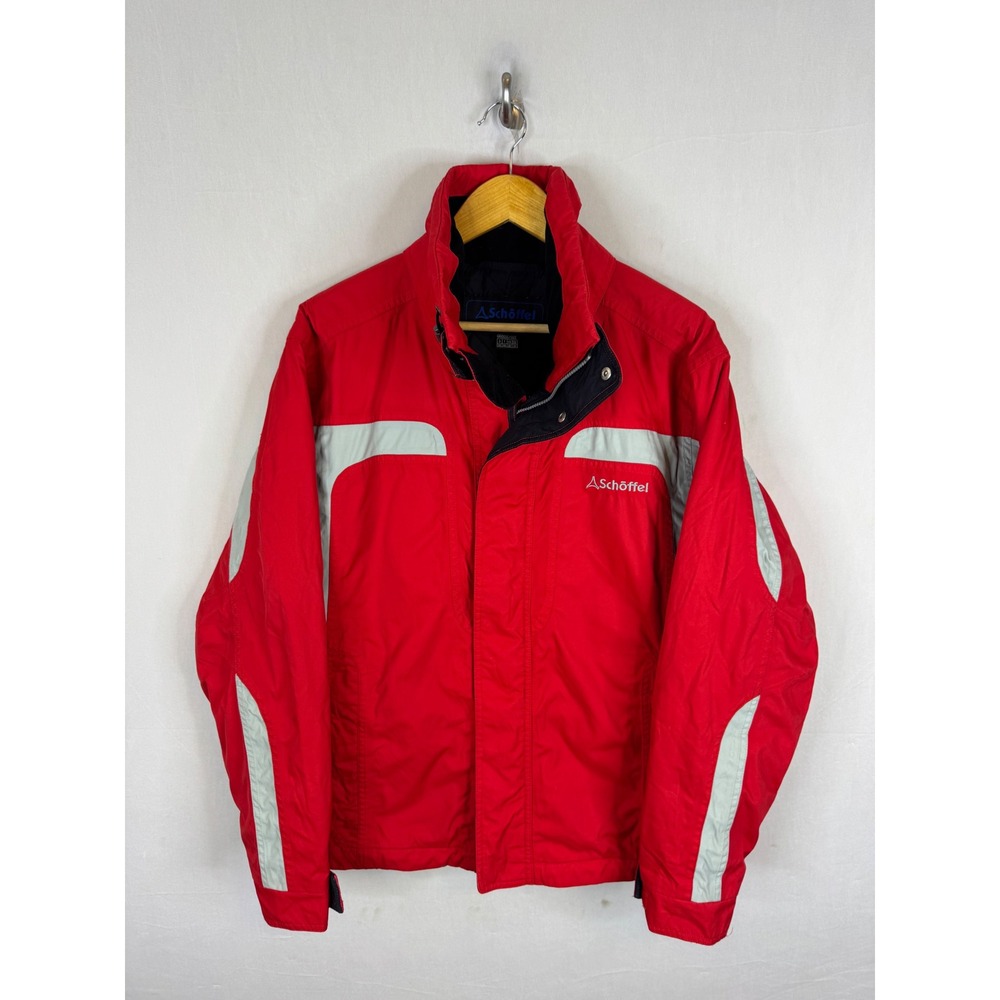 Schoffel Venturi Red Grey Insulated Ski Jacket Mens Size 38 Snow Coat